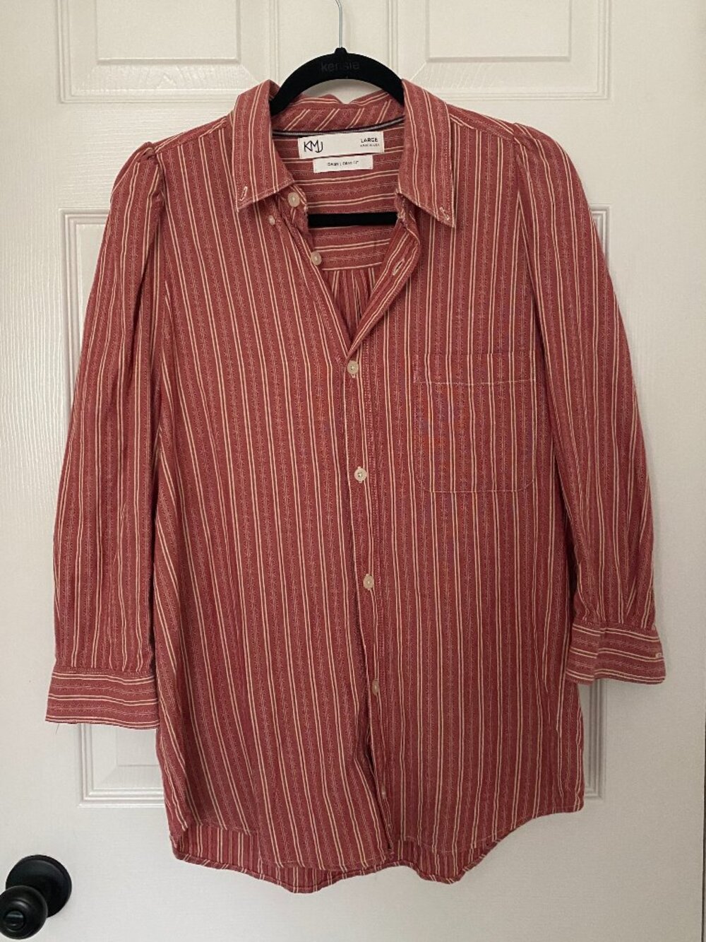 KMJ | Daisy Demi Fit Button Down Size Large - Picture 1 of 8